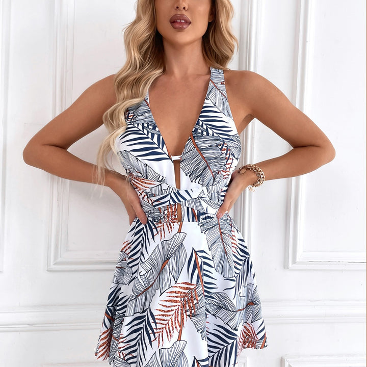 Damen Strandkleid mit raffiniertem Schnitt Drune