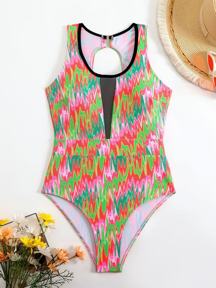 Damen Schwimmanzug mit modischem Cut-Out Drune