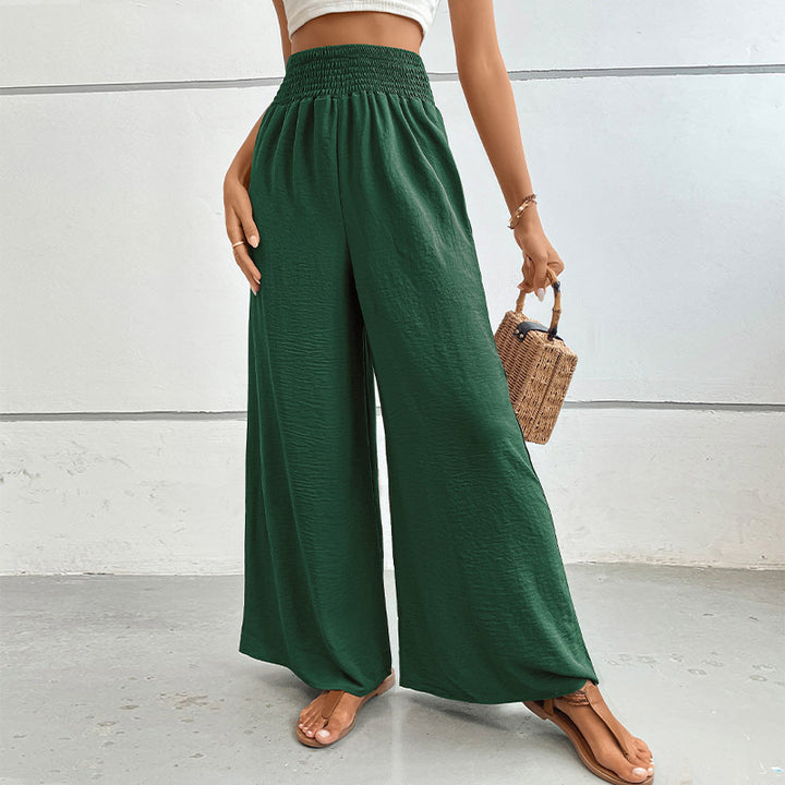 Damen elegante weite Palazzo-Hose Drune