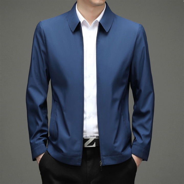 Herren moderne Übergangsjacke mit atmungsaktiver Membran und praktischem Stehkragen Drune