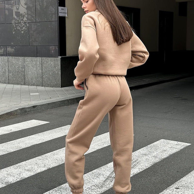 Damen Bequemes Oberteil und weite Jogginghose Set Drune