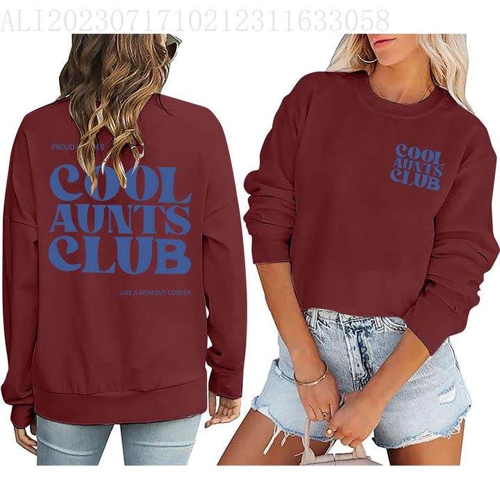 Damen Sweatshirt mit coolem Club-Motiv Drune