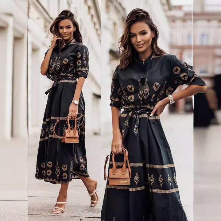 Damen Kaftan Kleid Drune