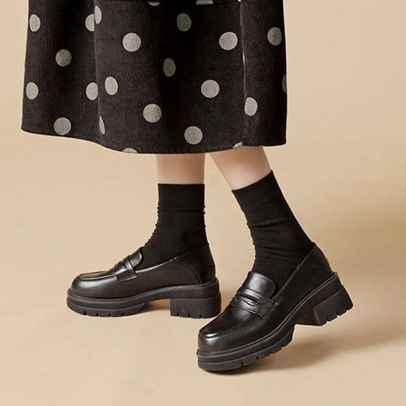 Damen Elegante und bequeme Loafer von hochwertigem Leder Drune
