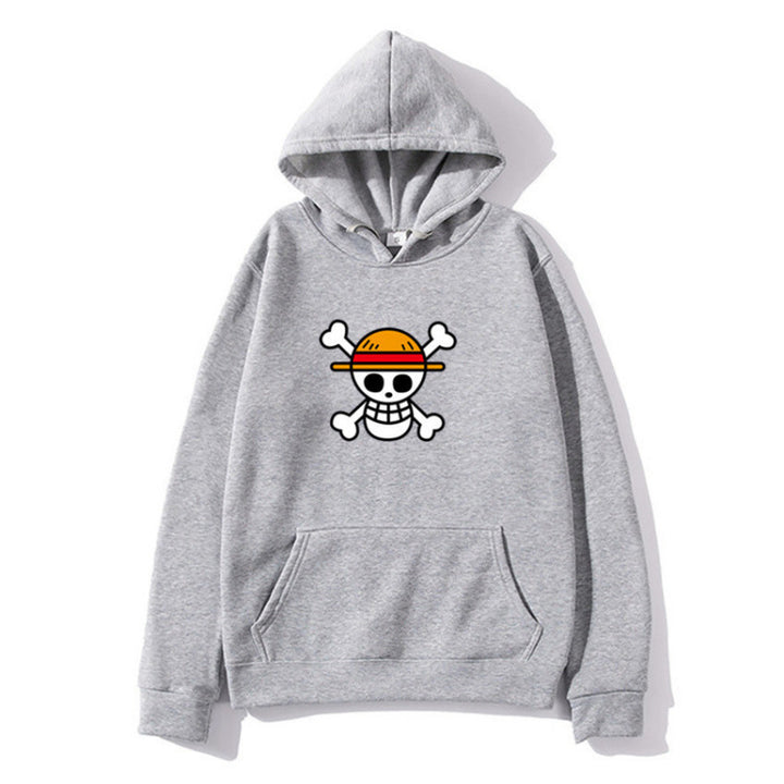 Damen Kapuzenpullover mit kreativem Piratenmotiv und bequemer Passform Drune