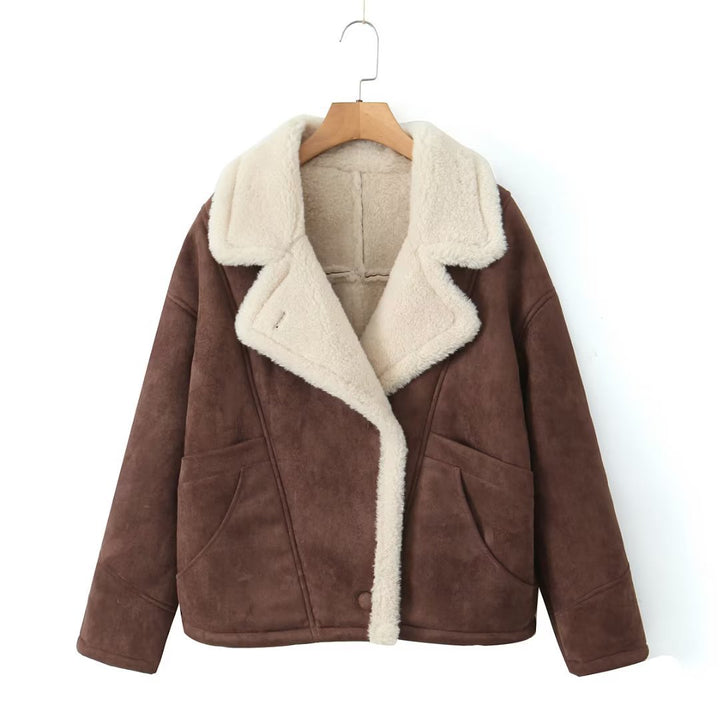 Damen Oversized Wollsakko Drune