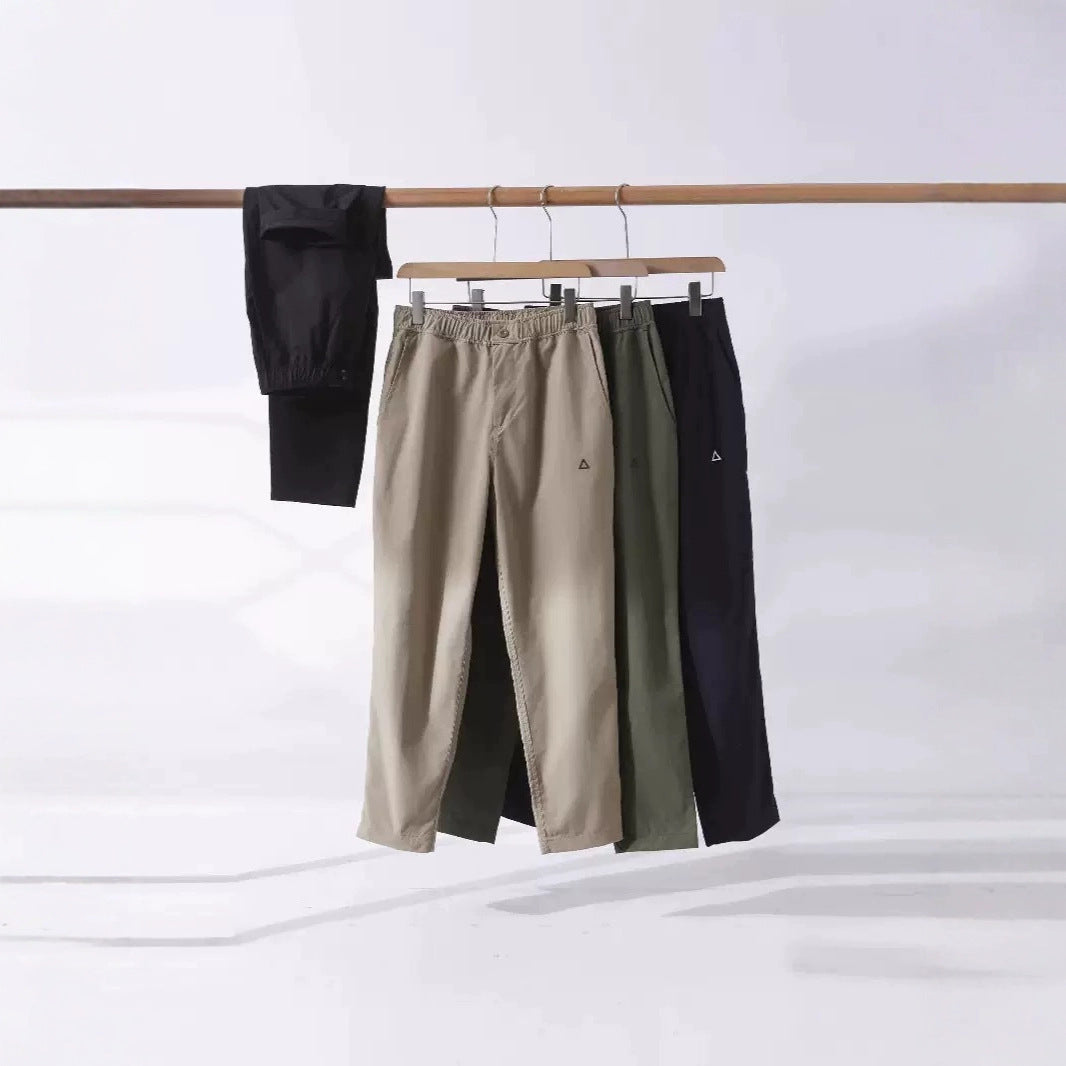 Damen funktionale Freizeit-Hose mit elastischem Bund und seitlichen Taschen Drune