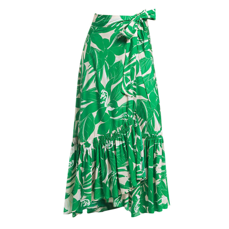 Damen Einteiler Badeanzug mit floralem Design und raffinierter Taillierung Drune