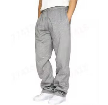 Damen nan ungekürzte Relax-Freizeithose mit hohem Komfortbund, innenliegendem Kordelzug und seitlichen Eingrifftaschen Drune