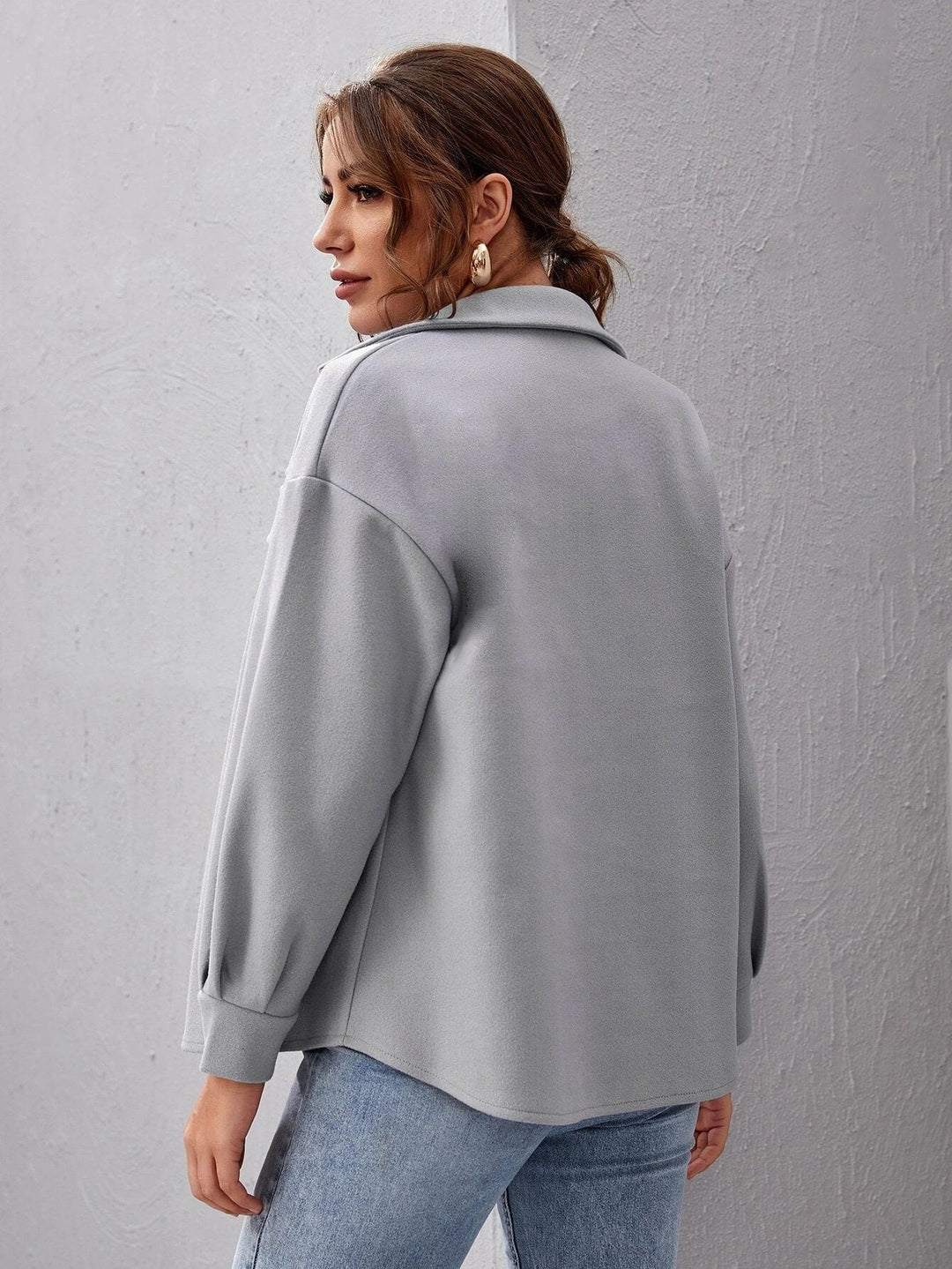 Drune | Wollmischjacke - Leicht & Warm - Weicher Wollmischstoff - Alltäglicher Herbststil