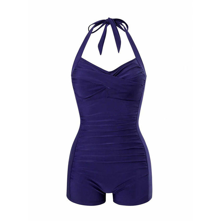 Damen Einteiler Badeanzug mit halterneck Design und moderner Passform Drune