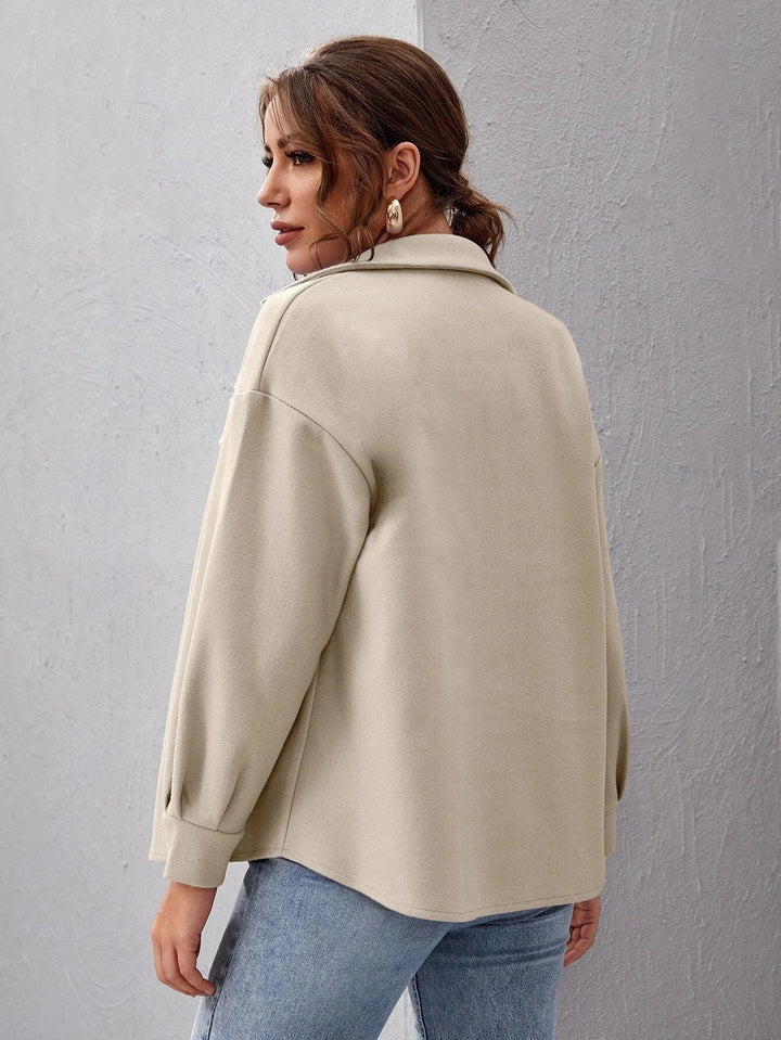 Drune | Wollmischjacke - Leicht & Warm - Weicher Wollmischstoff - Alltäglicher Herbststil