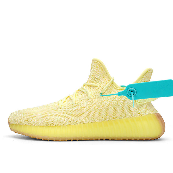 Damen sportliche und luftige Sneakers mit atmungsaktivem Strickoberteil Drune