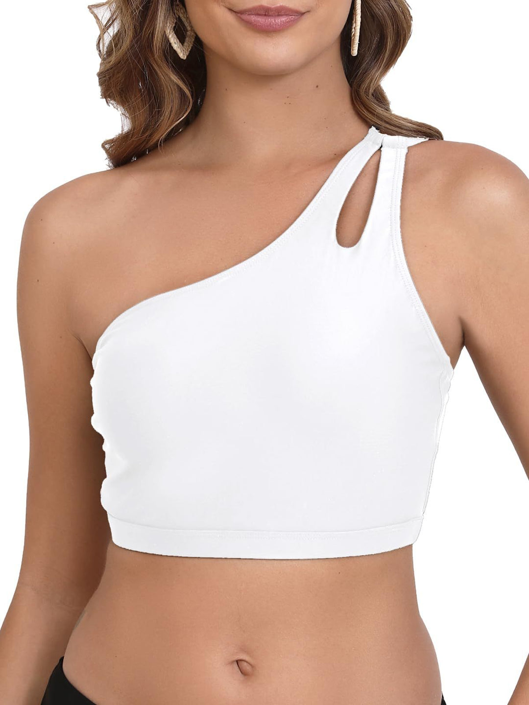 Damen Sportliches Cropped Top Drune