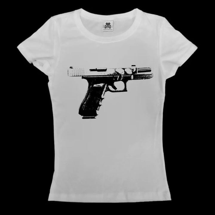 Damen Print-T-Shirt mit grafischem Design Drune