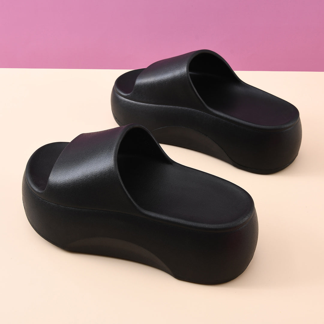 Femme Erhöhte Plattform Rutschsandalen Drune