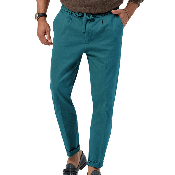 Herren elegante Freizeithose mit elastischem Bund und atmungsaktivem Material Drune