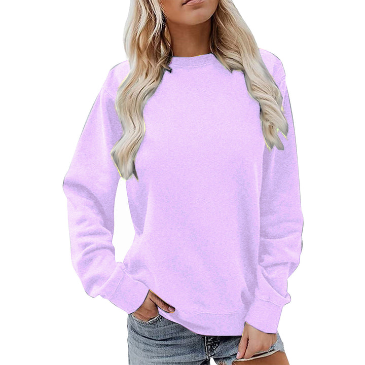 Damen Sweatshirt mit weichem Innenfutter und festlichem Weinmotiv Drune