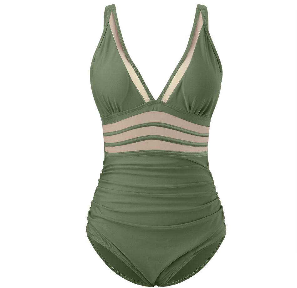Damen eleganter Badeanzug mit verführerischen Cut-Out-Details Drune