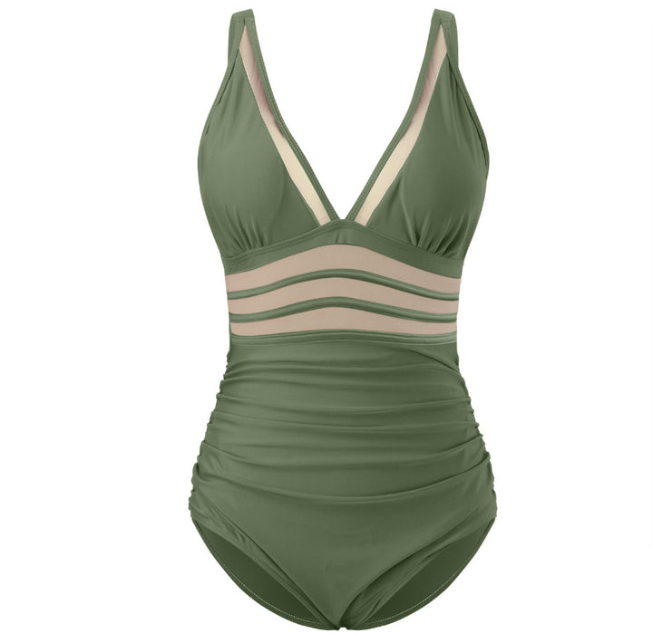 Damen eleganter Badeanzug mit verführerischen Cut-Out-Details Drune