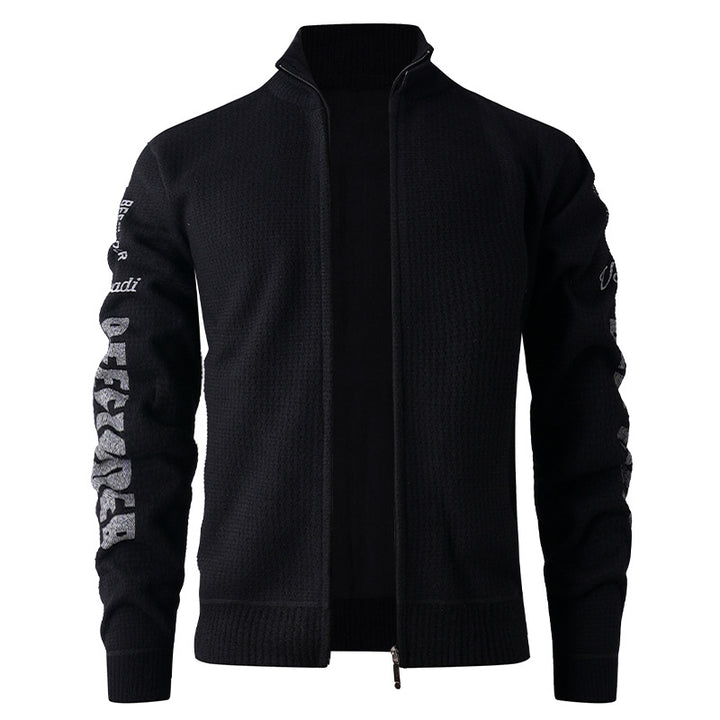 Herren gesteppte Freizeitjacke mit hohem Kragen und modernem Innenfutter Drune