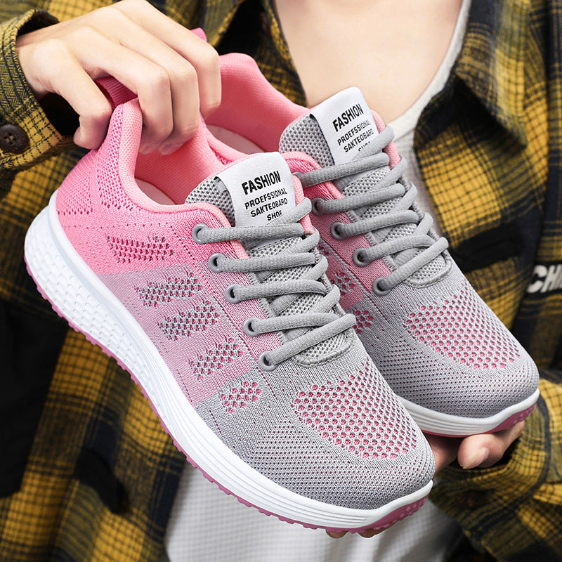 Damen nan atmungsaktiver Strick-Sneaker mit elastischem Sockenfit und dämpfender Komfortsohle Drune