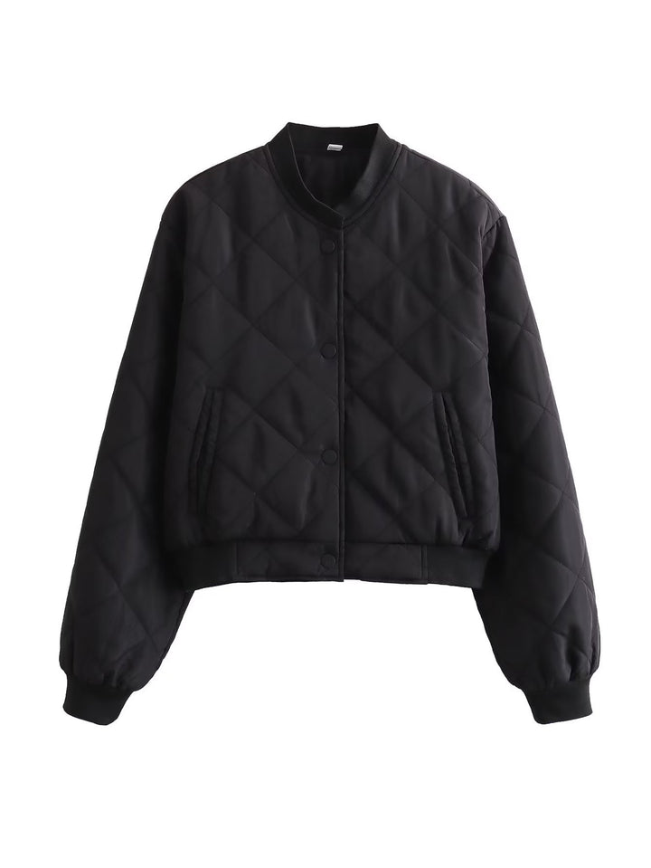 Damen gesteppte Übergangsjacke mit modernem Schnitt und praktischen Taschen Drune