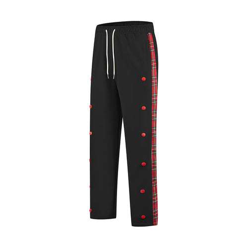 Herren Sportliche Jogginghose mit Druckknopf-Design und elastischem Bund Drune