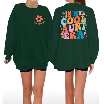 Damen Sweatshirt mit modernem floralen Print und lässigem Schnitt Drune