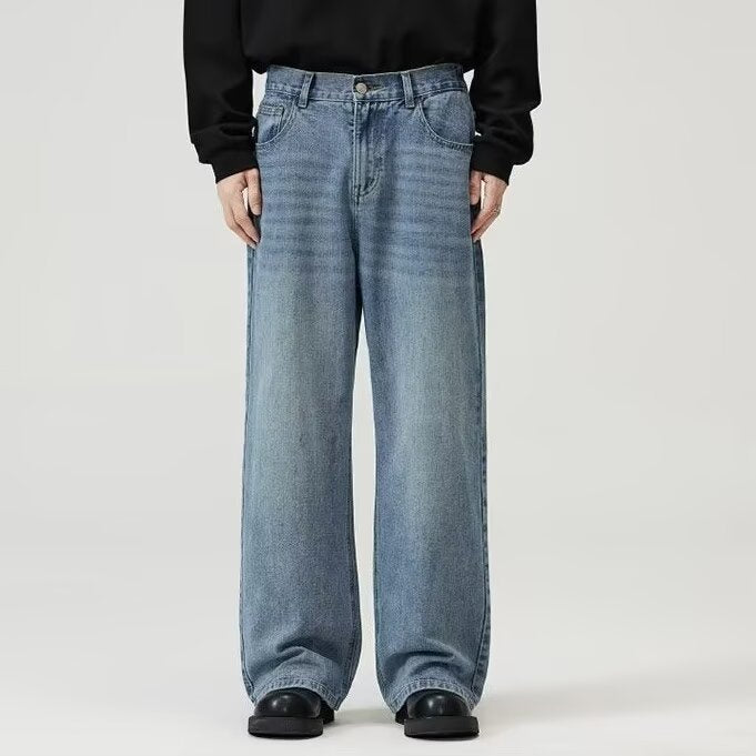 Damen Weite Denim-Jeans Drune