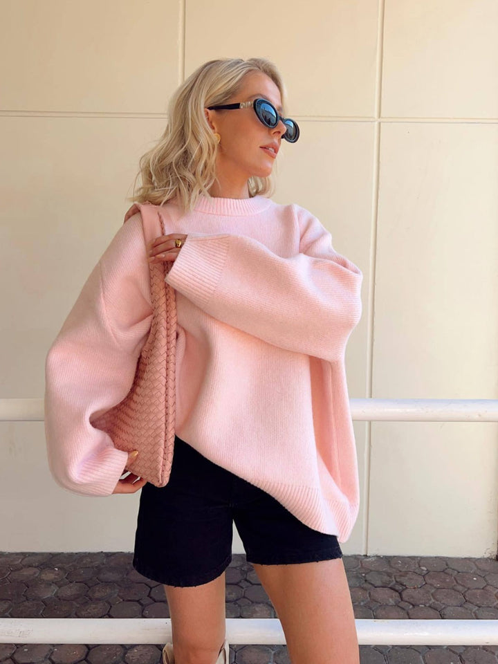 Drune | Oversized Strickpullover Weich und Lässig Perfekt Für Den Alltag
