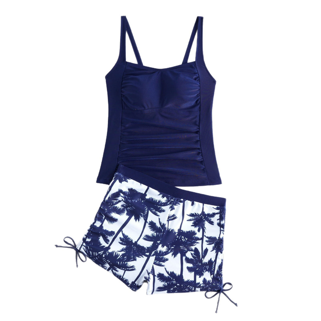 Damen Tankini mit floralem Design und verstellbaren Trägern Drune