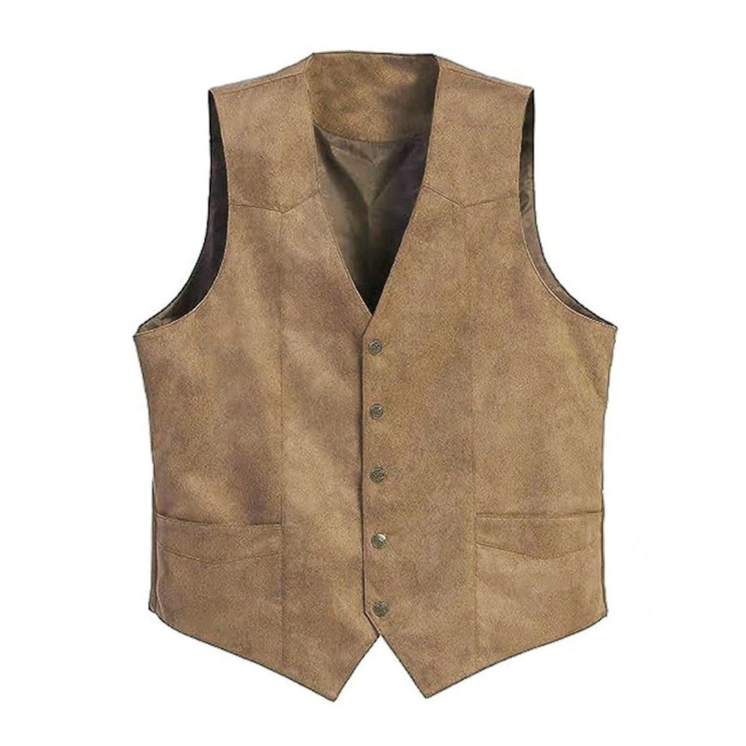 Damen elegante Weste aus hochwertigem Veloursstoff Drune