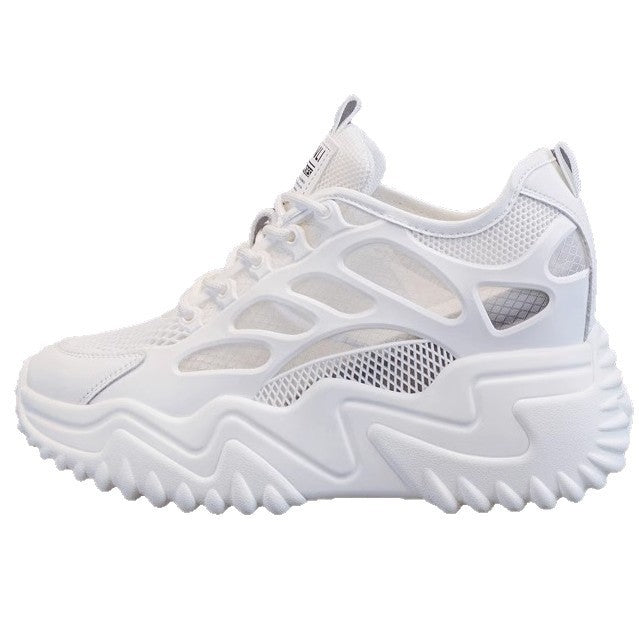 Damen Sportliche Sneakers mit atmungsaktiver Mesh-Oberfläche und stabiler Gummisohle Drune