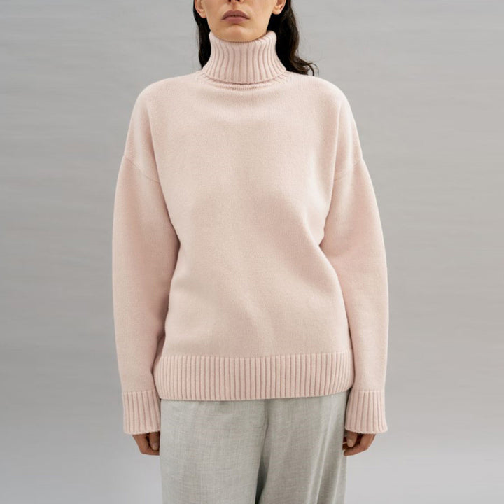 Damen kuscheliger Rollkragenpullover mit oversized Passform Drune