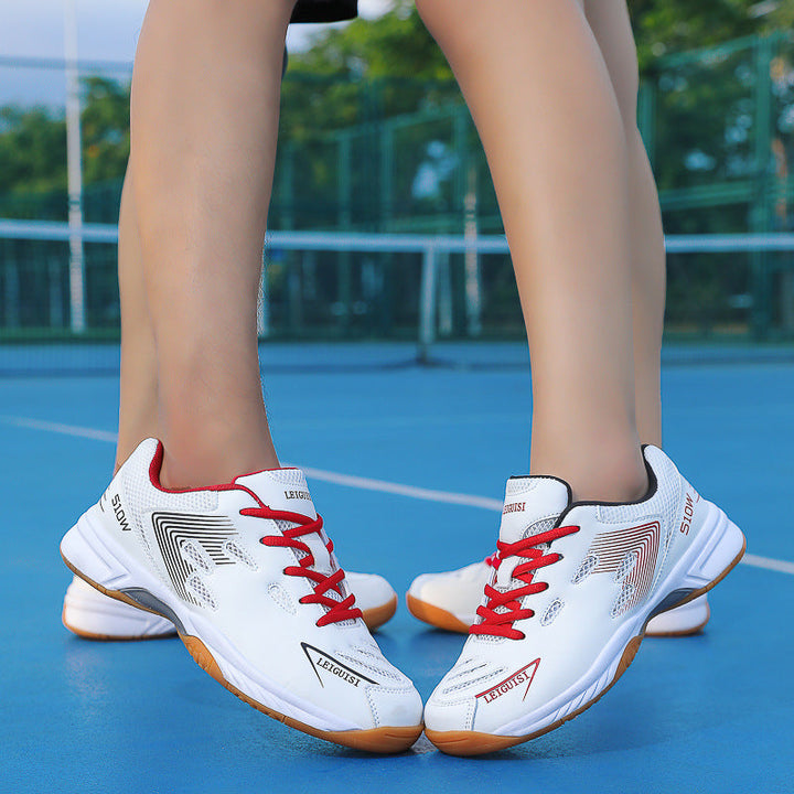 Damen Badmintonschuhe mit rutschfester Sohle und stoßdämpfender Dämpfung Drune