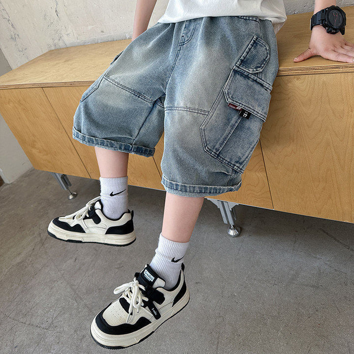 Jungen lässige Cargo-Shorts mit praktischen Seitentaschen Drune