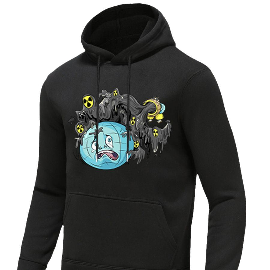 Damen Kapuzenpullover mit einzigartigem grafikdruck Drune