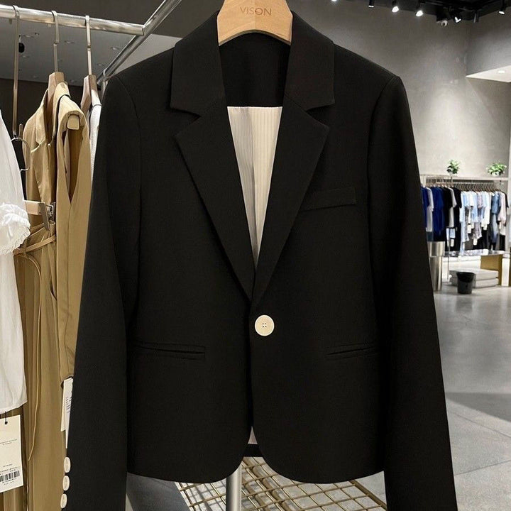 Damen Eleganter Blazer mit schmalem Schnitt Drune