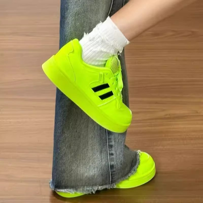 Damen Trendige Sneakers mit reflektierenden Akzenten und dämpfender Sohle Drune