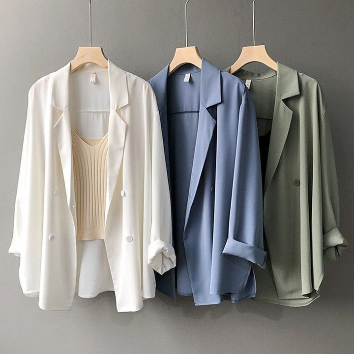 Damen elegantes Blazer-Set mit modischer Shorts Drune
