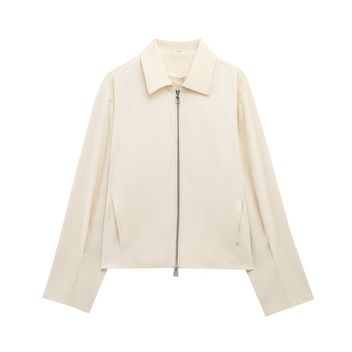 Damen modische Übergangsjacke mit leichtem Material und praktischen Taschen Drune