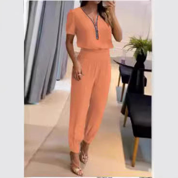 Damen Lässiger mit elegantem V-Ausschnitt und perfektem Sitz Drune
