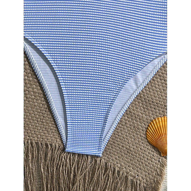 Damen Ästhetischer Badeanzug mit raffinierten Details Drune