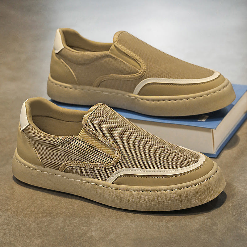 Damen Slip-On Sneakers mit atmungsaktiver Netzstruktur Drune