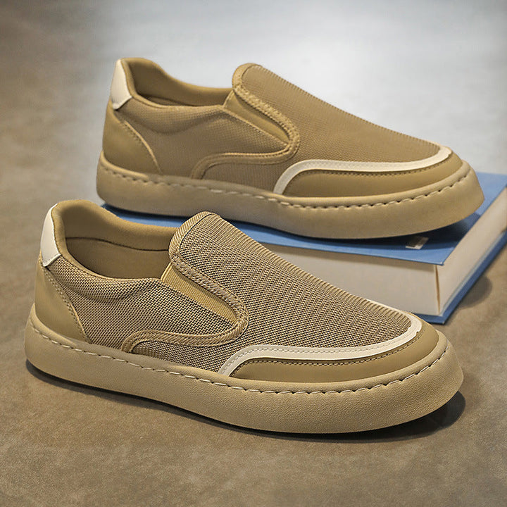 Damen Slip-On Sneakers mit atmungsaktiver Netzstruktur Drune