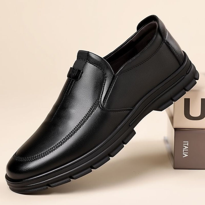 Herren Elegante Slip-On Lederschuhe mit ergonomischer Passform Drune