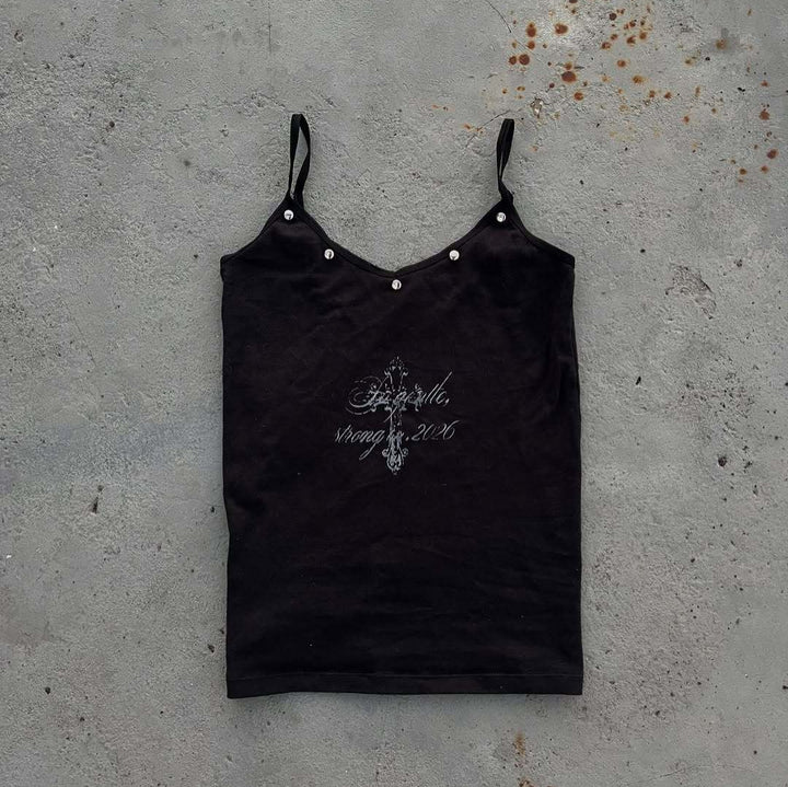 Damen Camisole mit Spitzenakzenten Drune