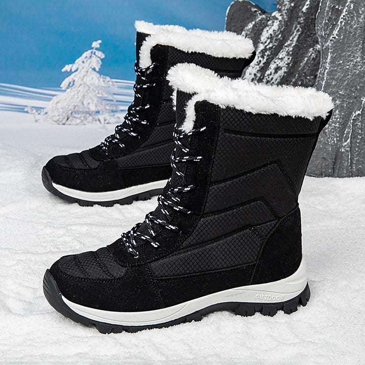 Damen Multifunktionale Winterstiefel mit isolierendem Innenfutter und rutschfester Sohle Drune
