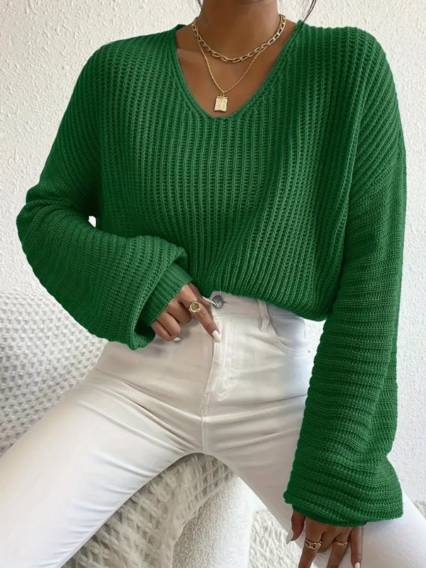Damen Strickpullover mit luftiger Ajour-Muster und hochwertigen Details Drune